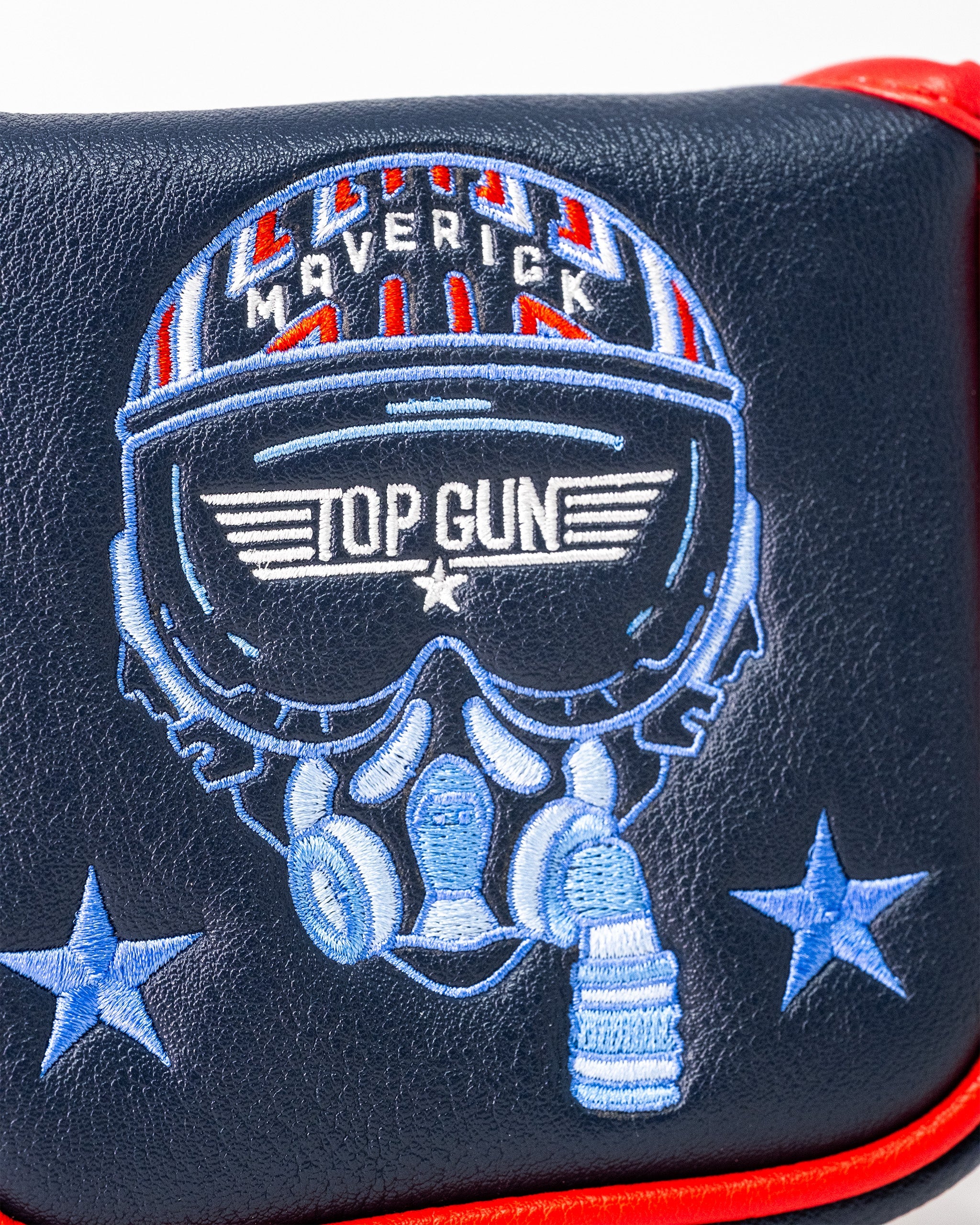 Pins and Aces Top Gun - Maverick Mallet Headcover — lifestyle worn / used context