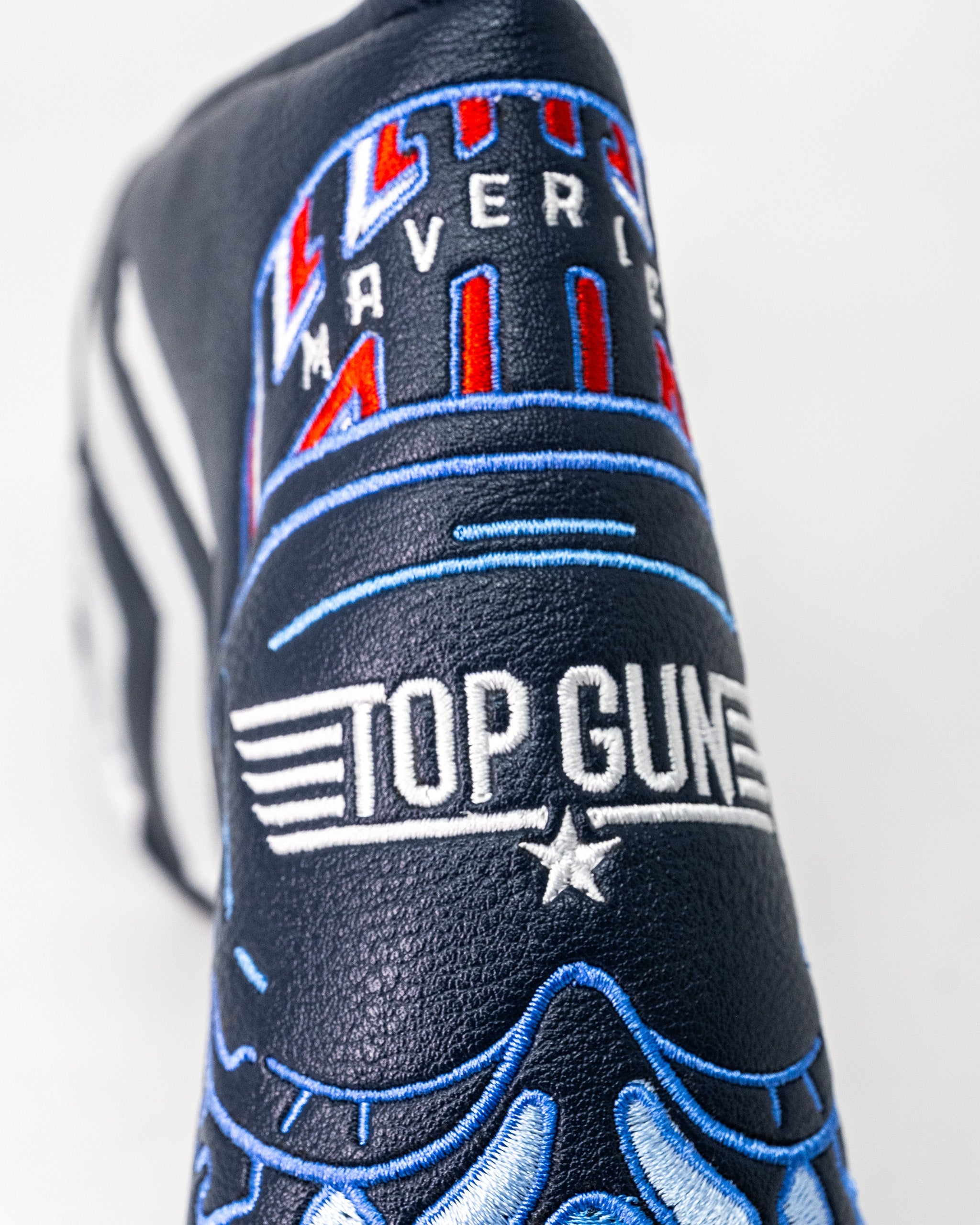 Pins and Aces Top Gun - Maverick Blade Headcover — back view