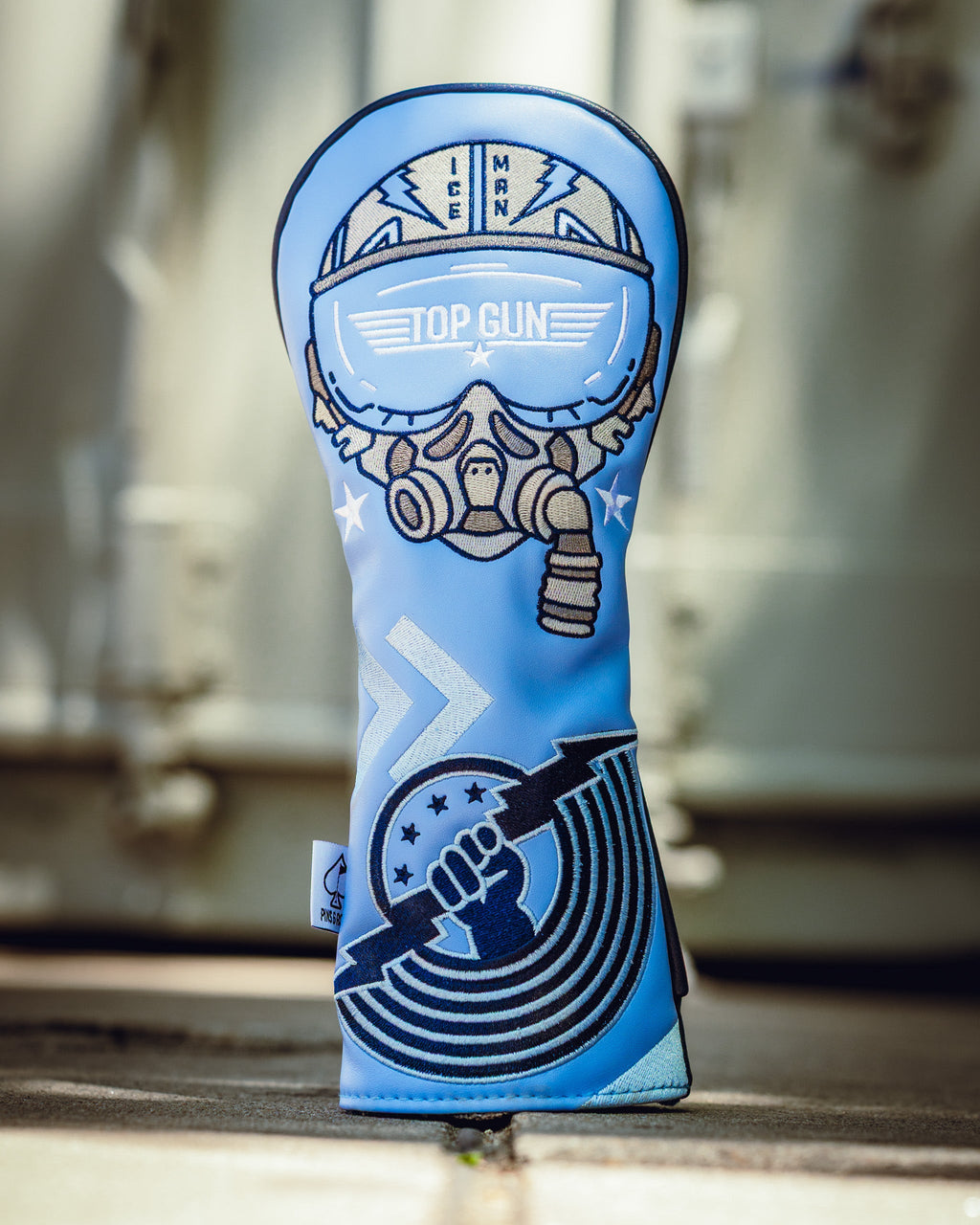 Pins and Aces Top Gun - Ice Man Fairway Headcover — comparison shot