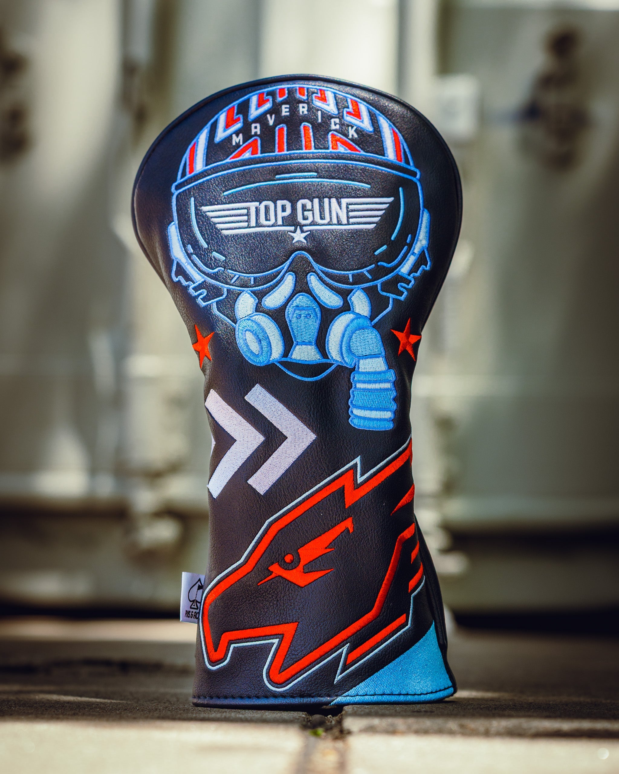 Pins and Aces Top Gun - Maverick Driver Headcover — side view