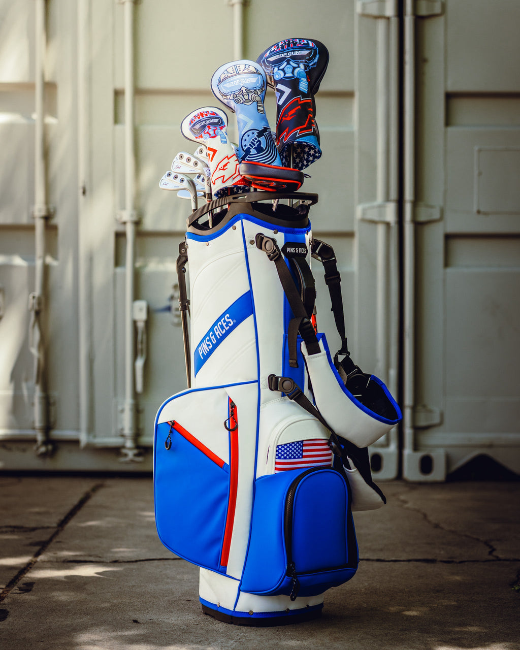 Pins and Aces Top Gun - Maverick Driver Headcover — comparison shot
