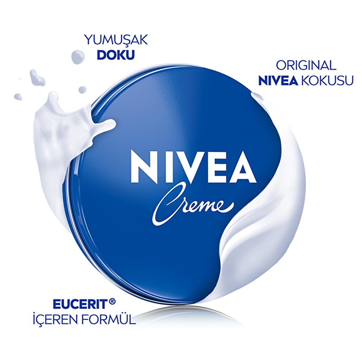NIVEA Creme Moisturizing Cream for Dry Skin - Long-lasting Hydration for Face, Body & Hands