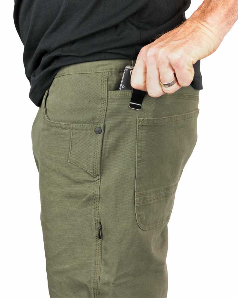 Off The Grid Surplus Trailblazer Standard Fit Pants - DK Olive — size reference
