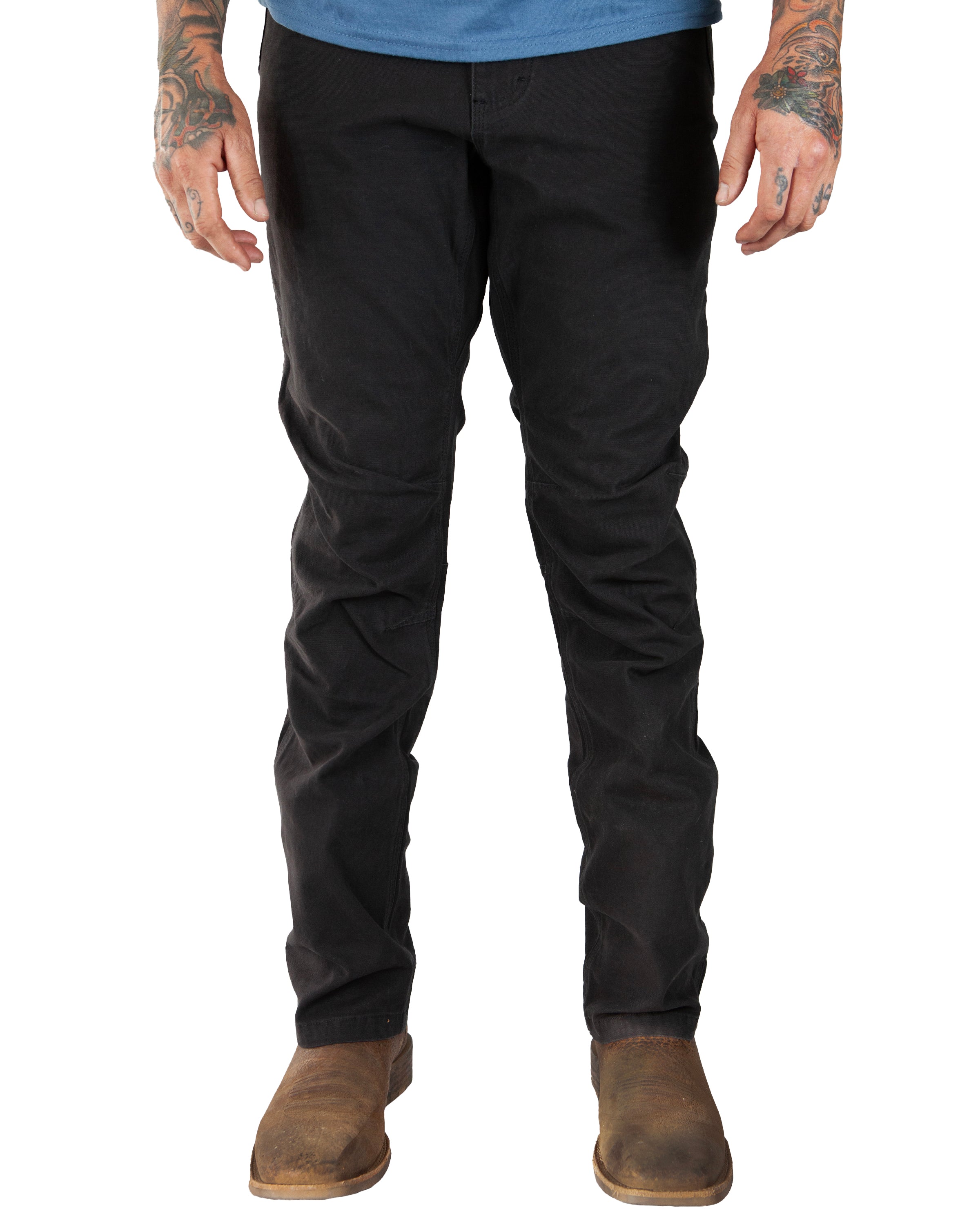 Off The Grid Surplus Trailblazer Boot Cut Pants - Black — detail close-up