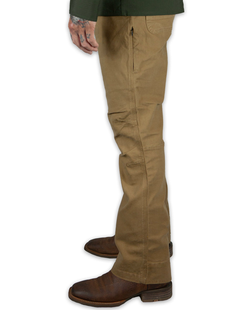 Off The Grid Surplus Trailblazer Boot Cut Pants - Coyote — side view
