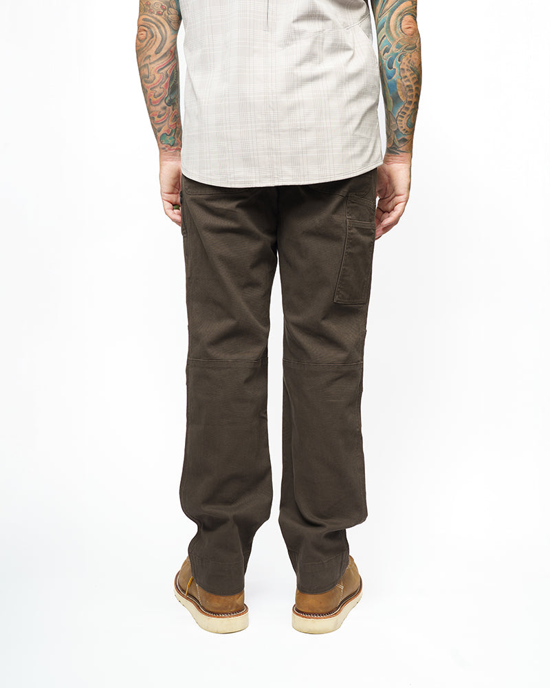 Off The Grid Surplus Trailblazer Standard Fit Pants - DK BRN — side view