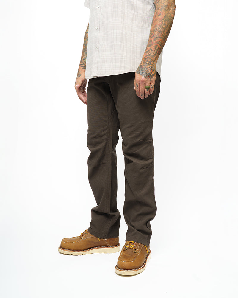 Off The Grid Surplus Trailblazer Standard Fit Pants - DK BRN — back view