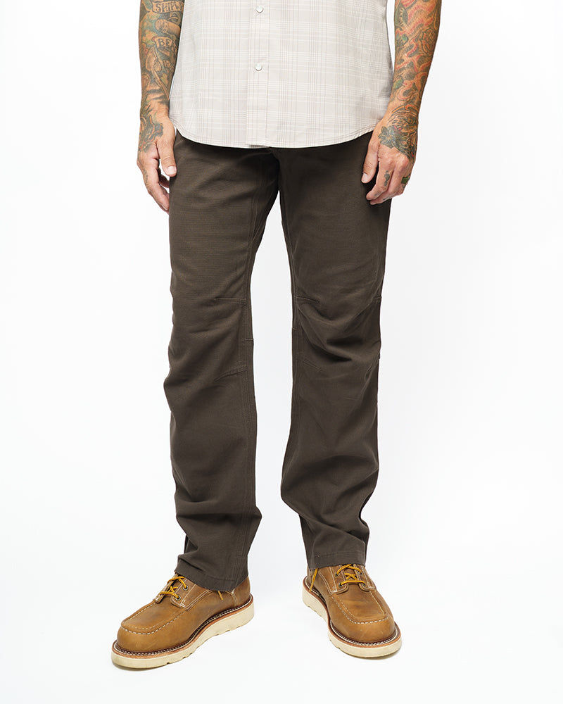 Off The Grid Surplus Trailblazer Standard Fit Pants - DK BRN — detail close-up
