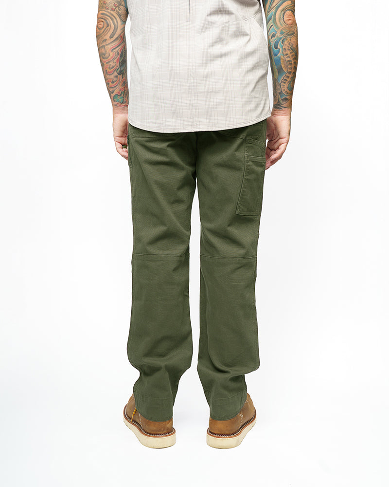 Off The Grid Surplus Trailblazer Standard Fit Pants - DK Olive — side view