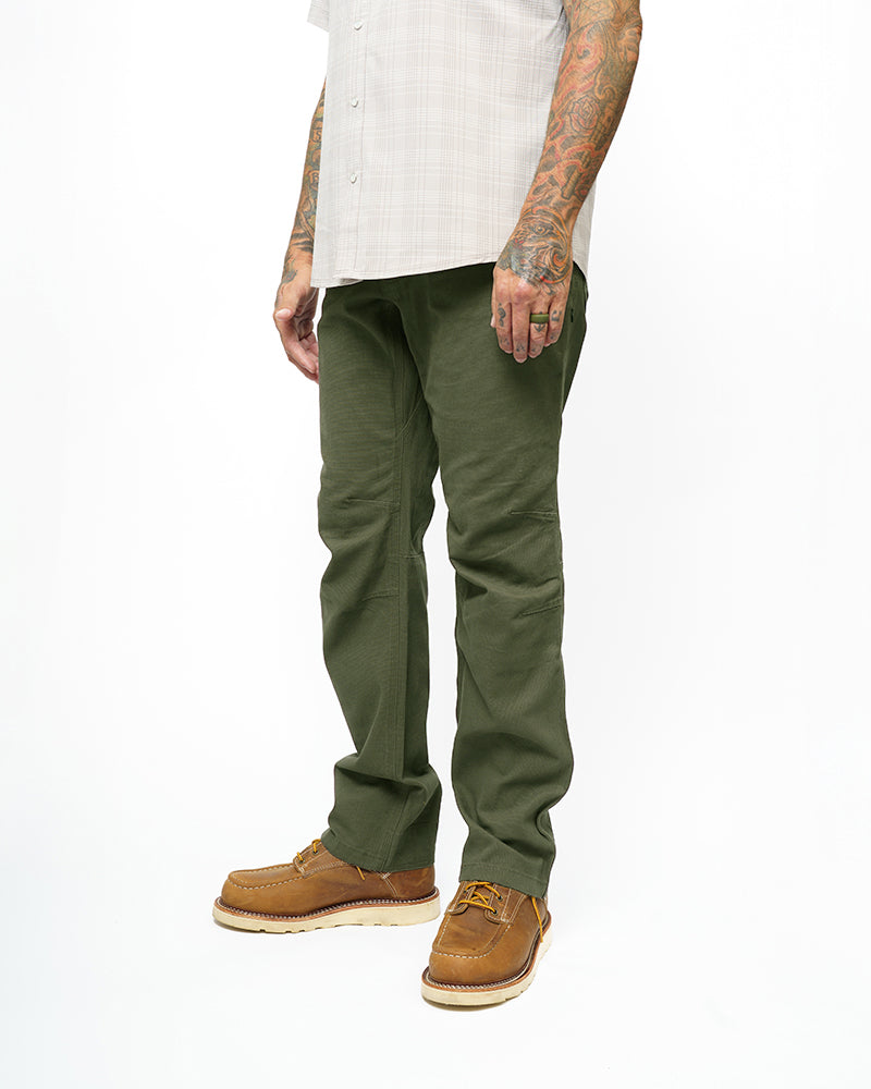 Off The Grid Surplus Trailblazer Standard Fit Pants - DK Olive — lifestyle context
