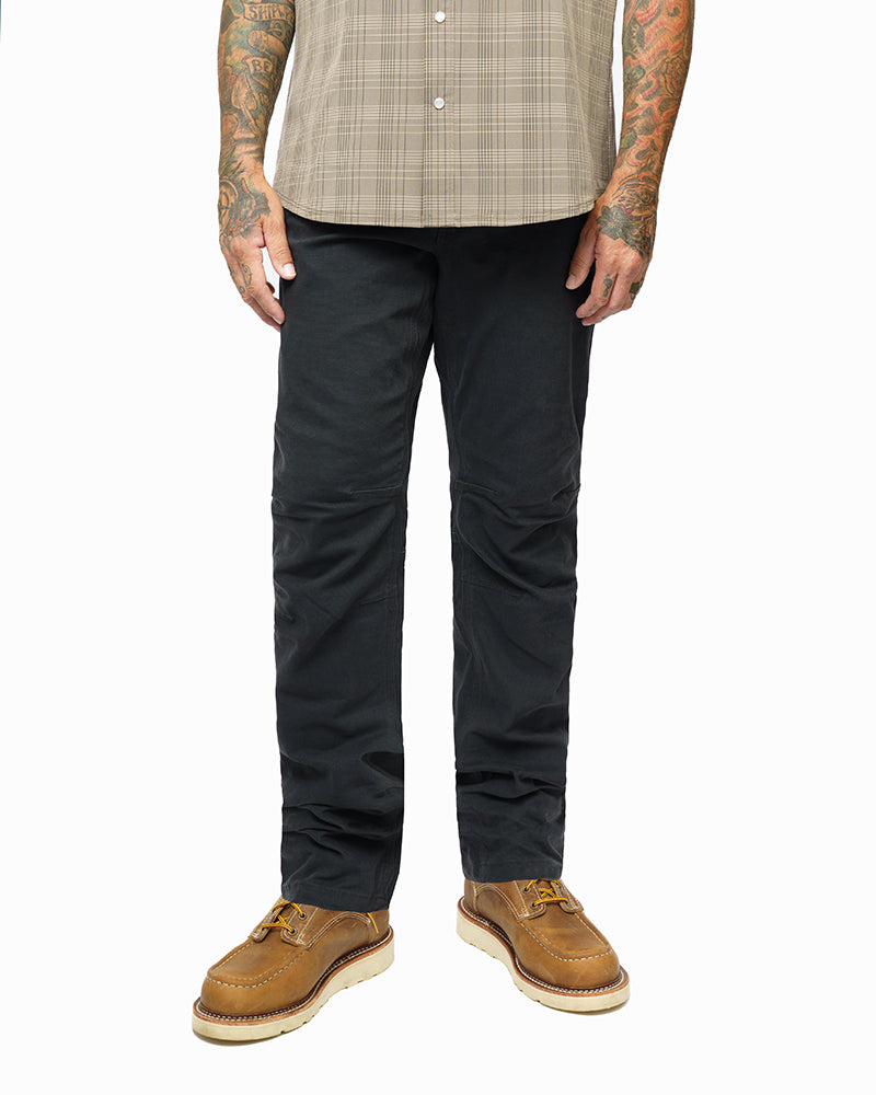 Off The Grid Surplus Trailblazer Standard Fit Pants - Vintage Black — detail close-up