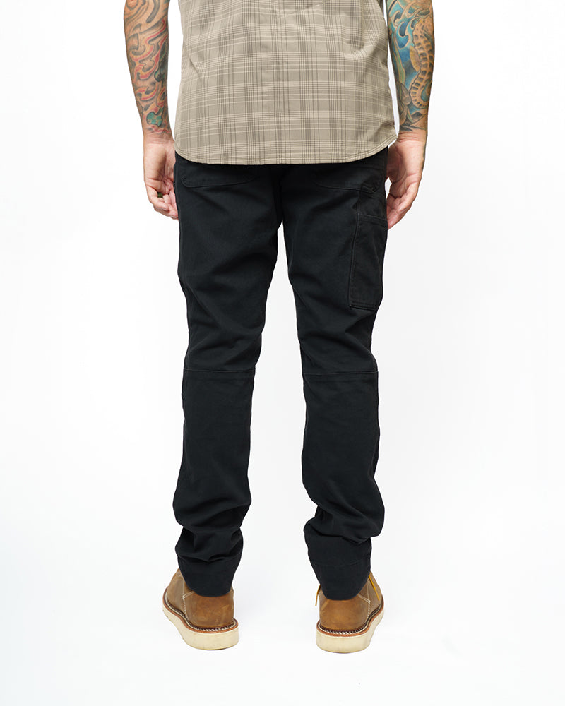 Off The Grid Surplus Trailblazer Taper Fit Pants - BLK — side view