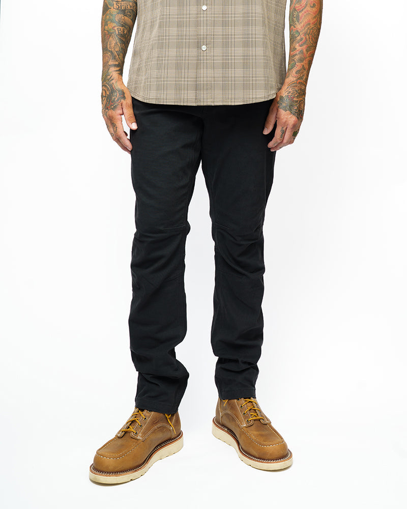 Off The Grid Surplus Trailblazer Taper Fit Pants - BLK — detail close-up