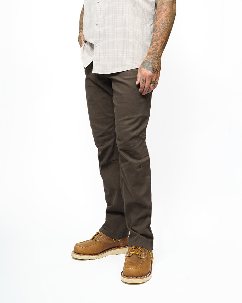 Off The Grid Surplus Trailblazer Taper Fit Pants - DK BRN — main product shot