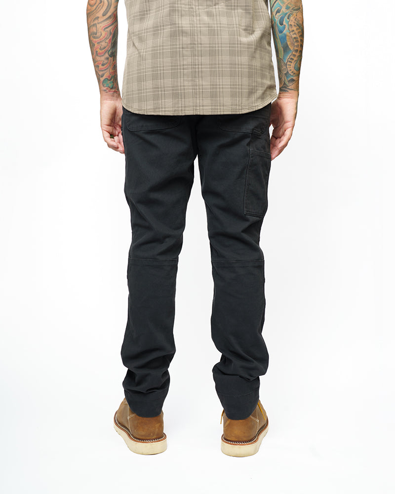 Off The Grid Surplus Trailblazer Taper Fit Pants - Vintage Black — side view