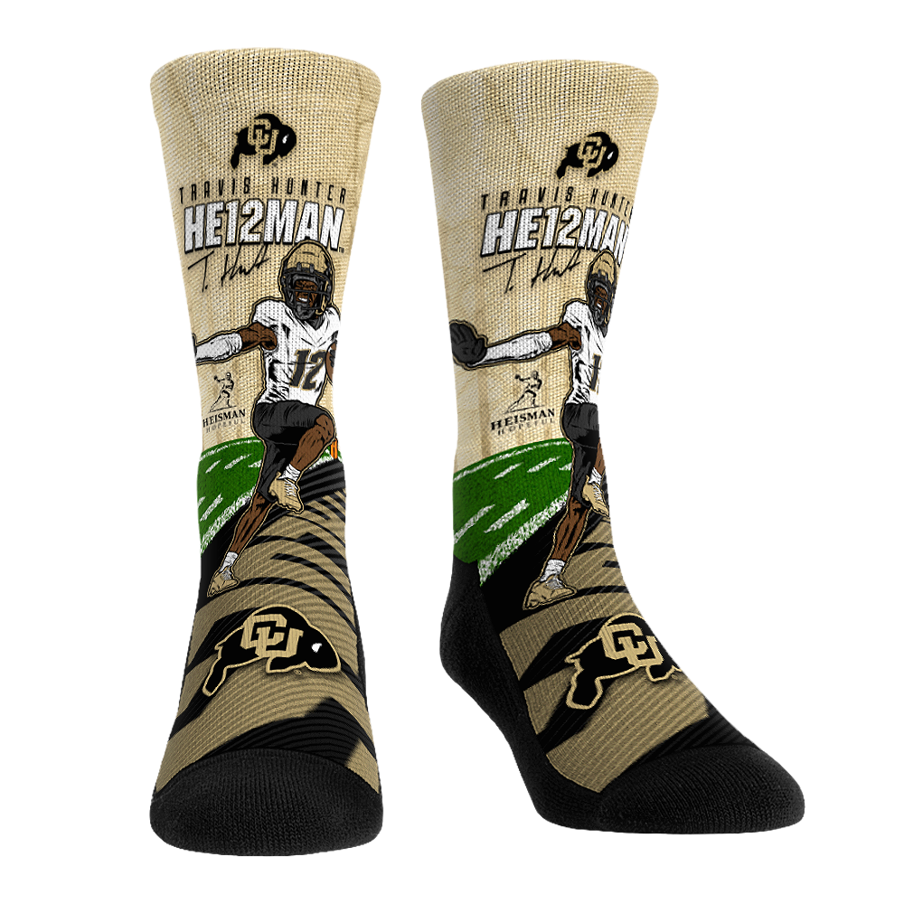 Rock 'Em Socks Travis Hunter - Colorado Buffaloes - Heisman Hopeful — main product shot