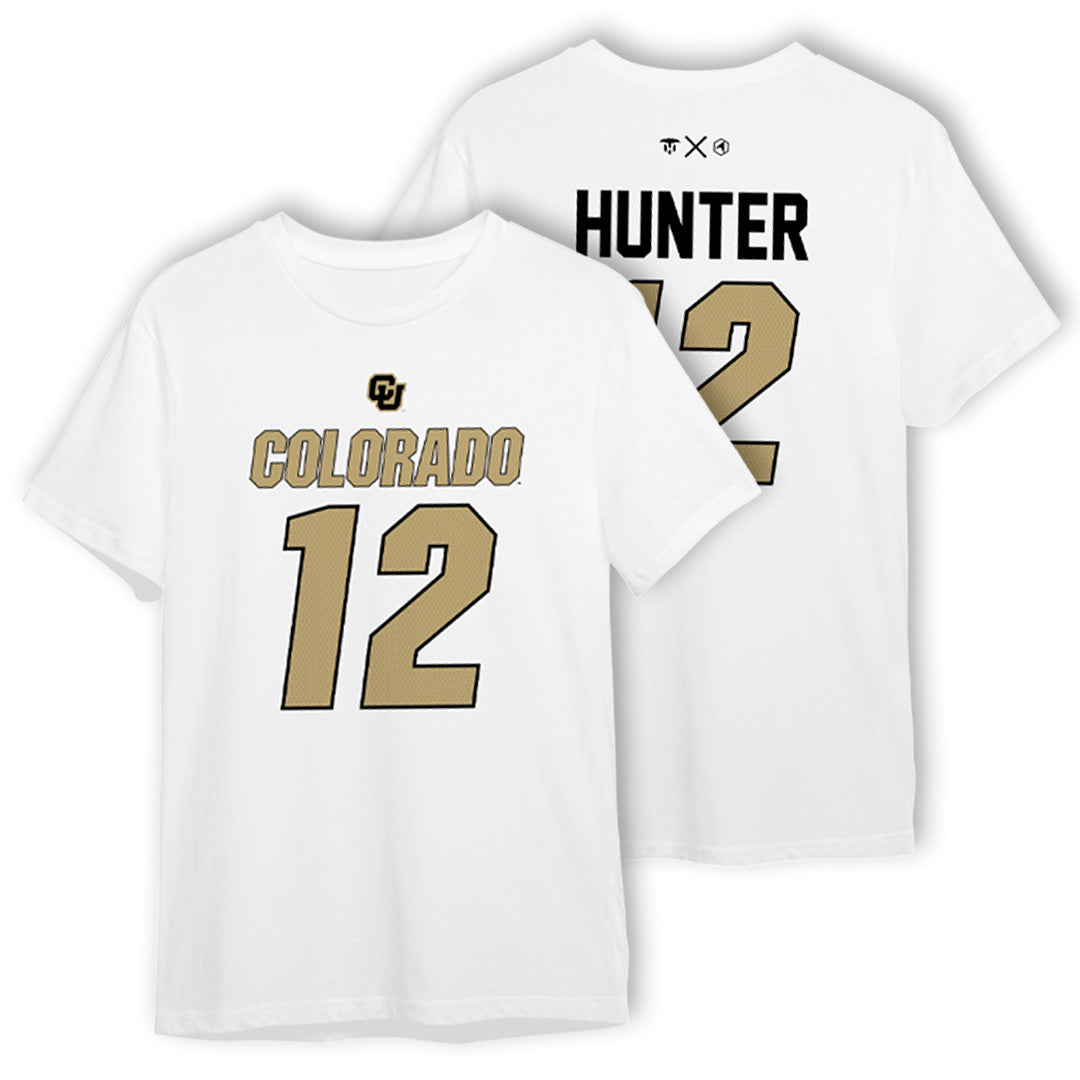 Rock 'Em Socks Rock 'Em Socks Travis Hunter - Jersey T-Shirt (White) — main product shot