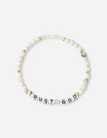 Elevated Faith Trust God Letter Bracelet — main product shot