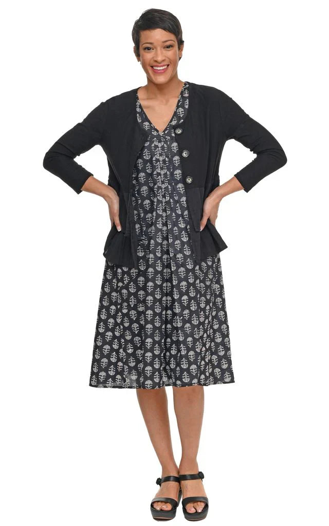KADOU BOUTIQUE Tulip Cherub Cardigan — back view