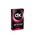 Okey Double Pleasure Condoms - 10 Pack, Enhancing Intimacy & Safety
