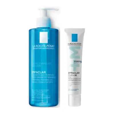 La Roche-Posay Effaclar Acne Treatment Skincare Set | Oily & Acne Prone Skin Cleanser, Pore Minimizing, Blemish Control