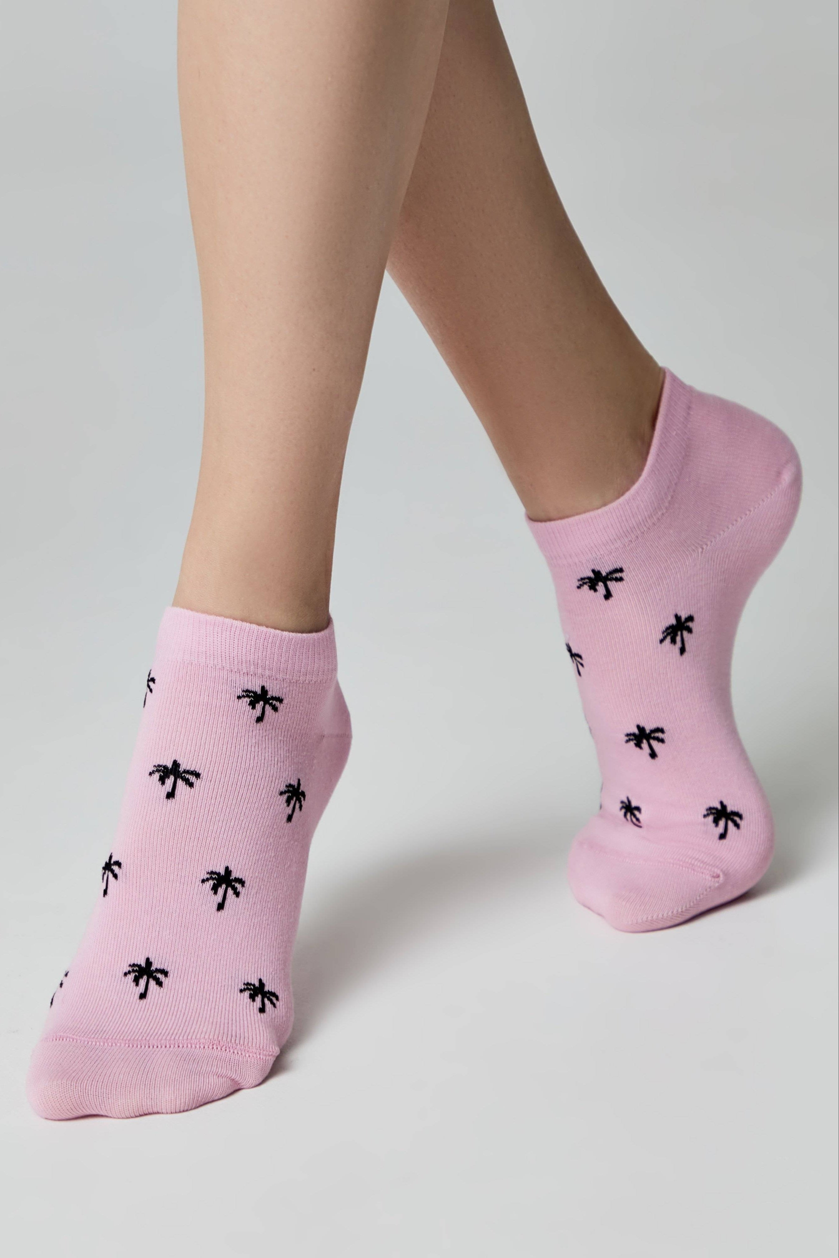 TheRanok.com Cotton Ankle Socks Conte Active - 589 Palm Trees — lifestyle context