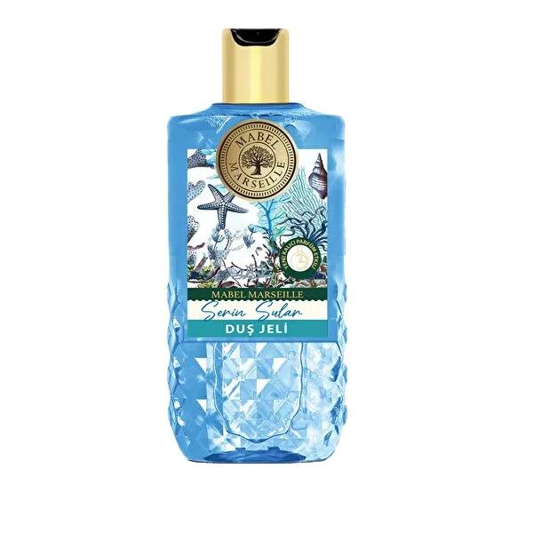 Mabel Marseille Serin Sular Shower Gel - Gentle Cleansing, Refreshing Sea Breeze Scent, 25.36 fl oz