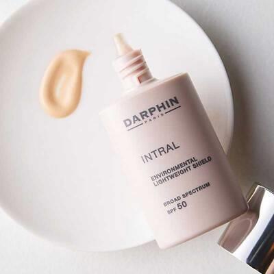 Darphin Intral Environmental Lightweight Shield SPF50 30ml - Sensitive Skin Moisturizer with Mineral Sun Protection