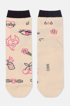 TheRanok.com Cotton Socks Conte Happy 605 - Baby Love — back view