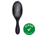 Ethical Edge Brush No. 003: Natural Boar Bristle Hair Brush for Shine, Scalp Stimulation & Detangling of Straight & Wavy Hair