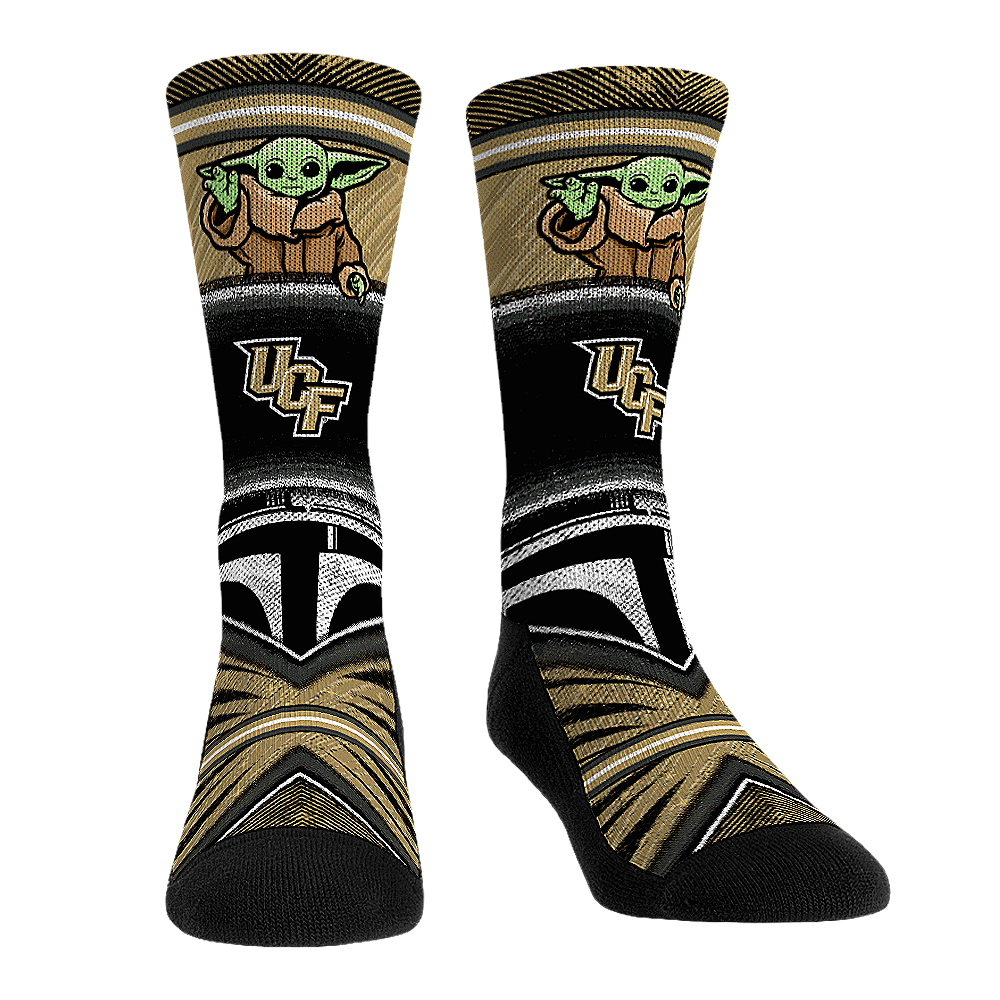 Rock 'Em Socks Rock 'Em Socks UCF Knights - Star Wars  - Grogu Intergalactic Fan — main product shot