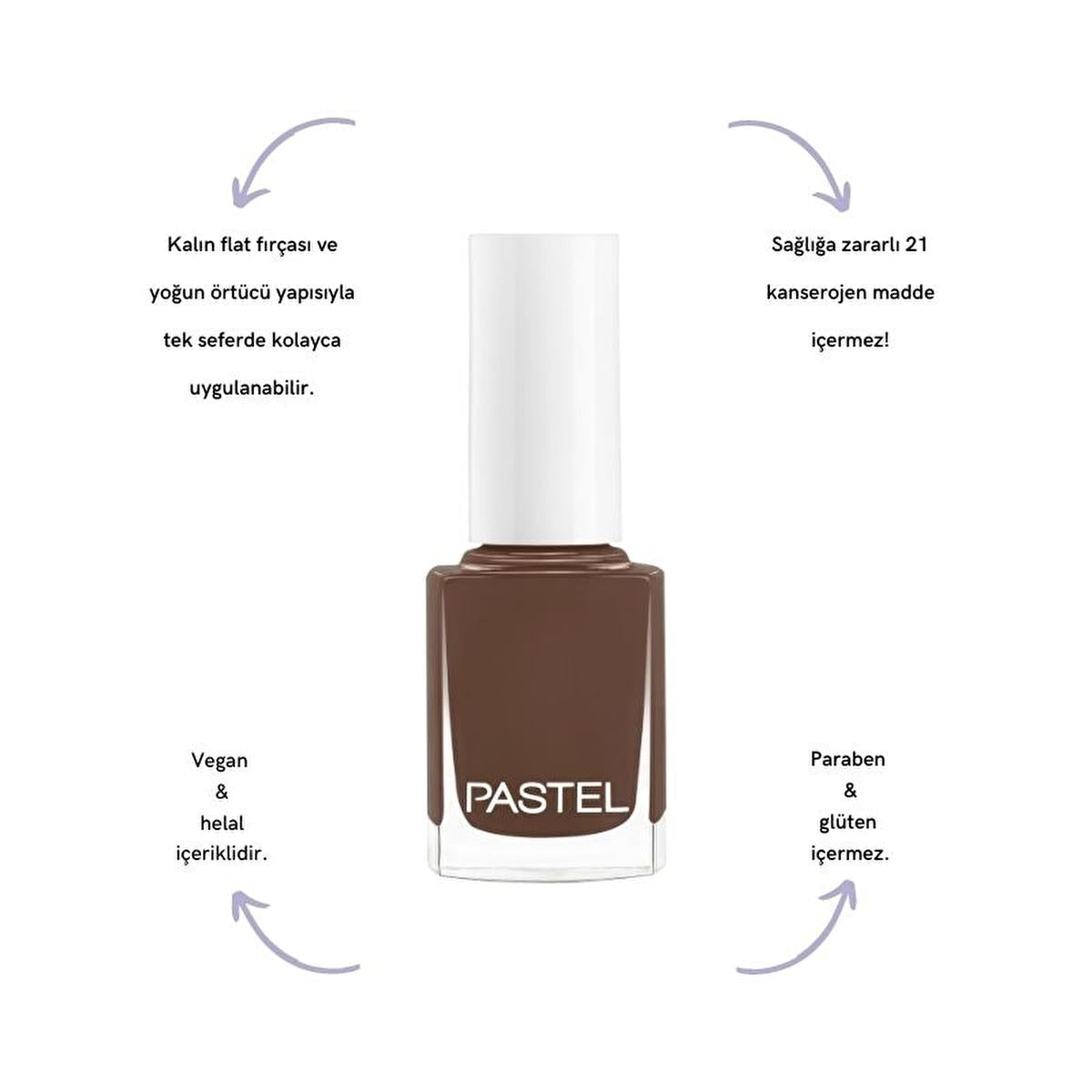 Pastel Nail Polish - Vibrant Pastel Colors, Cruelty-Free & Vegan, 0.44 fl oz
