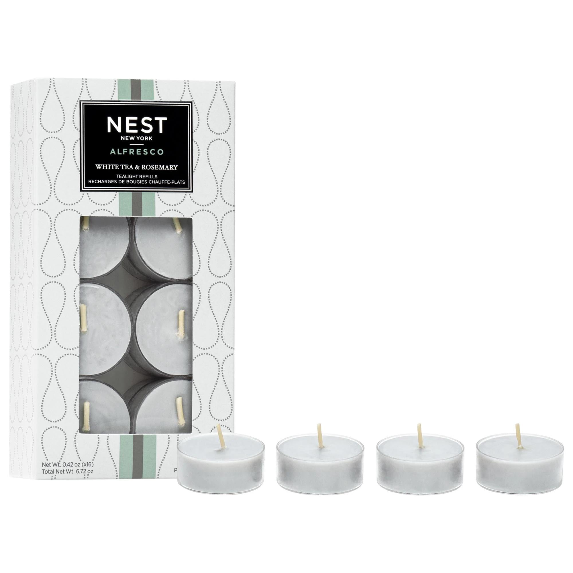 Diptyque White Tea & Rosemary Alfresco Scented Candle - Natural Insect Deterrent for Indoor & Outdoor Use