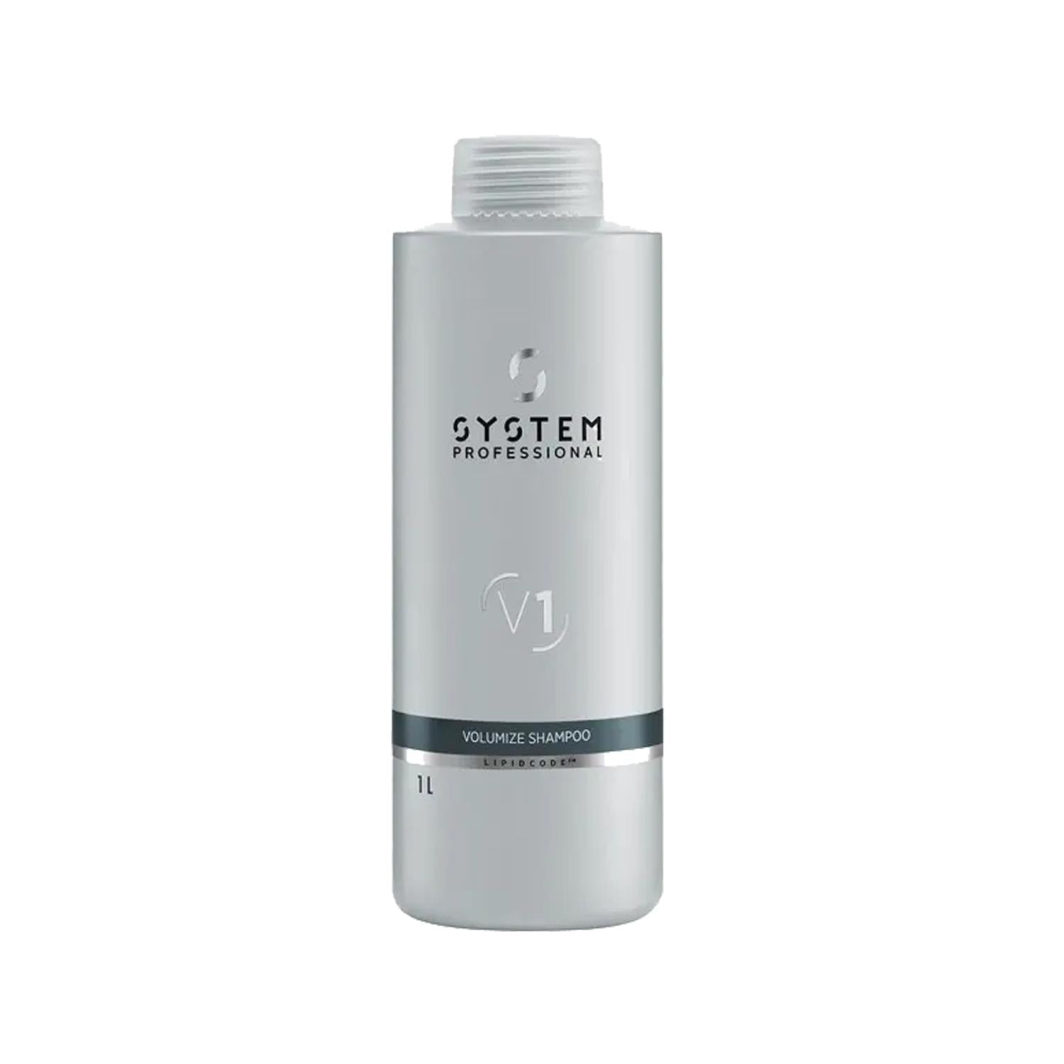 Wella System Professional Volumize Shampoo - 1000ml Large Volume for Fuller Hair
