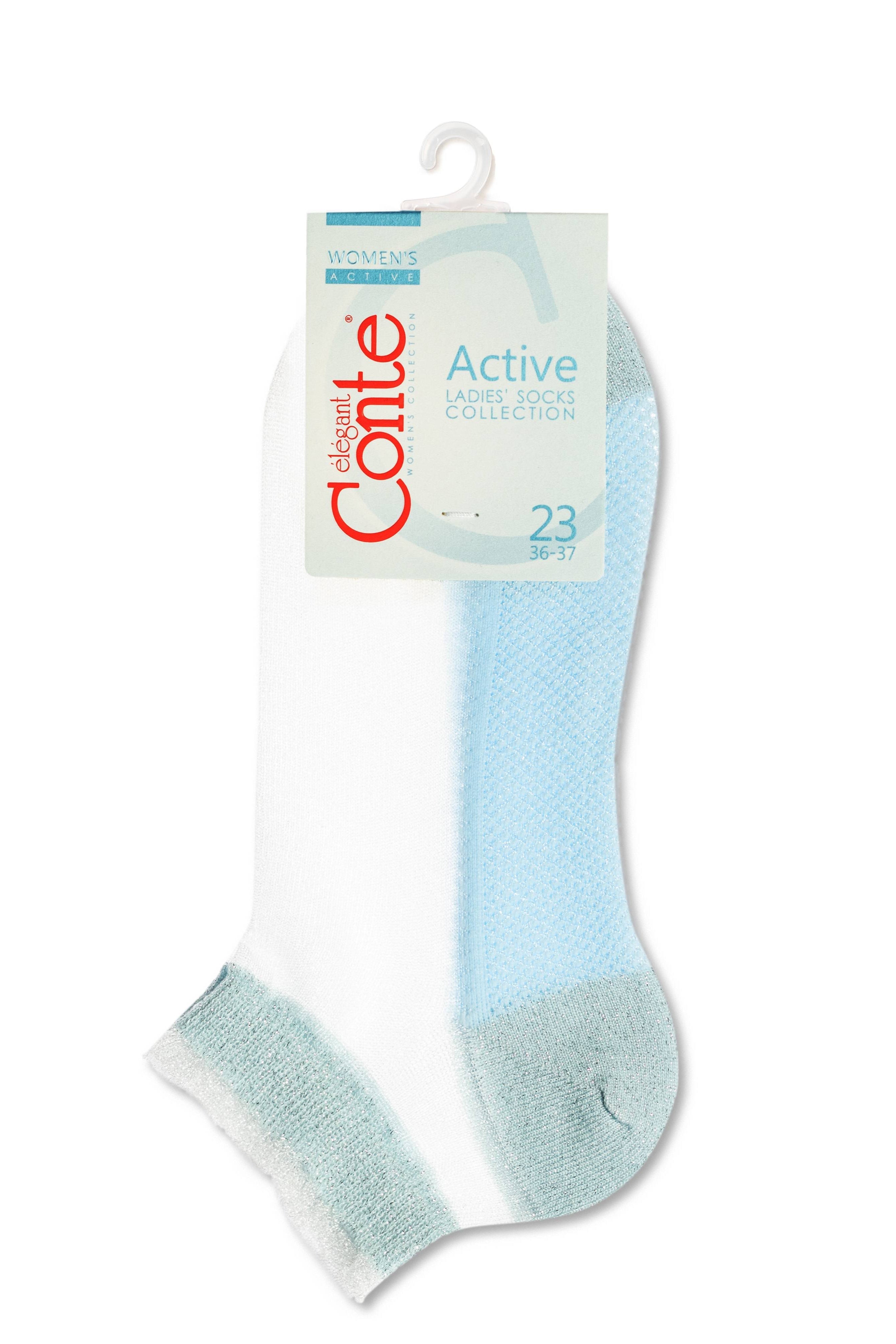 TheRanok.com Ankle Socks Conte Active - 229 Transparent with Lurex — lifestyle context