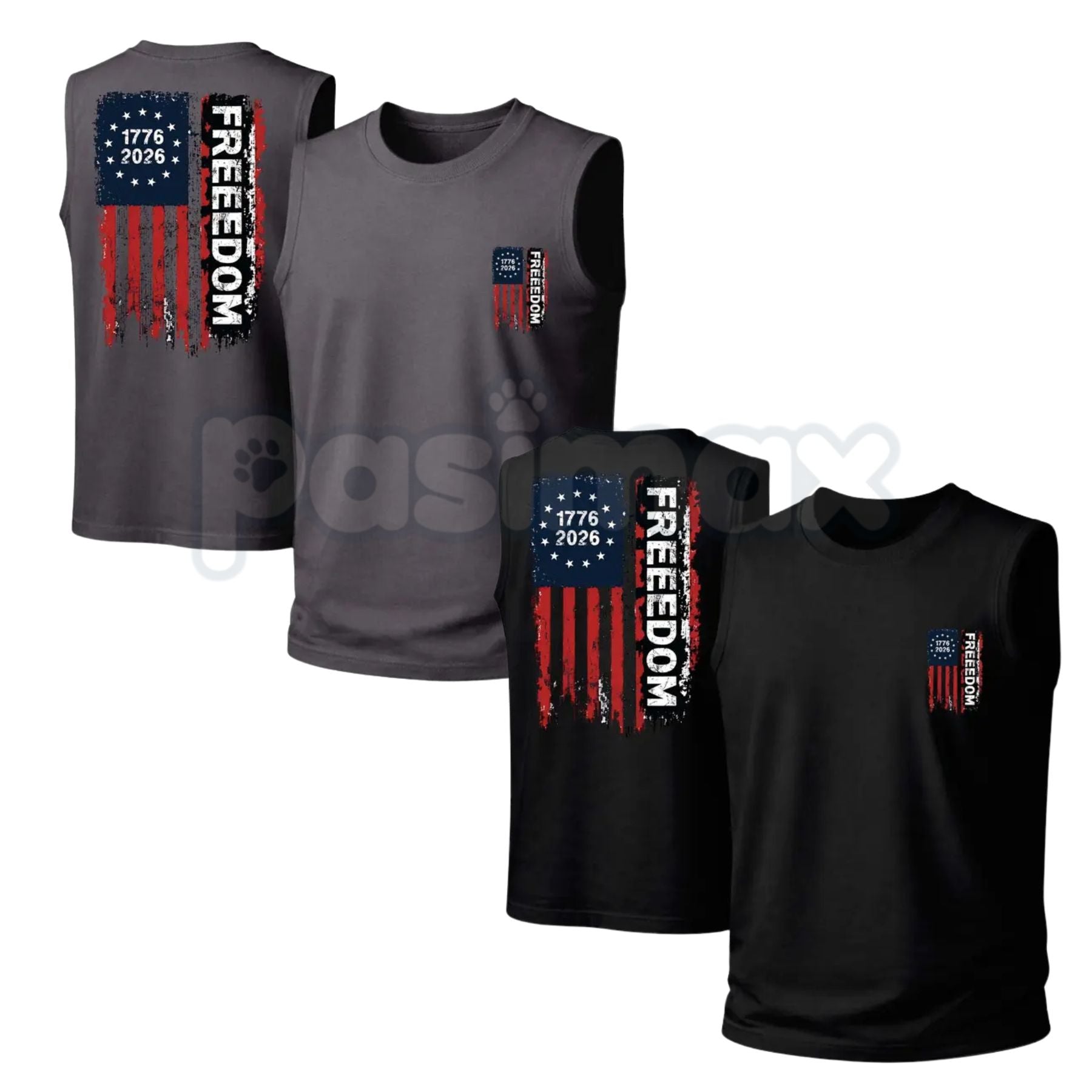 USA 250th Anniversary Tank Top – Patriotic Commemorative Graphic Tee, Classic Fit Summer Apparel for Men