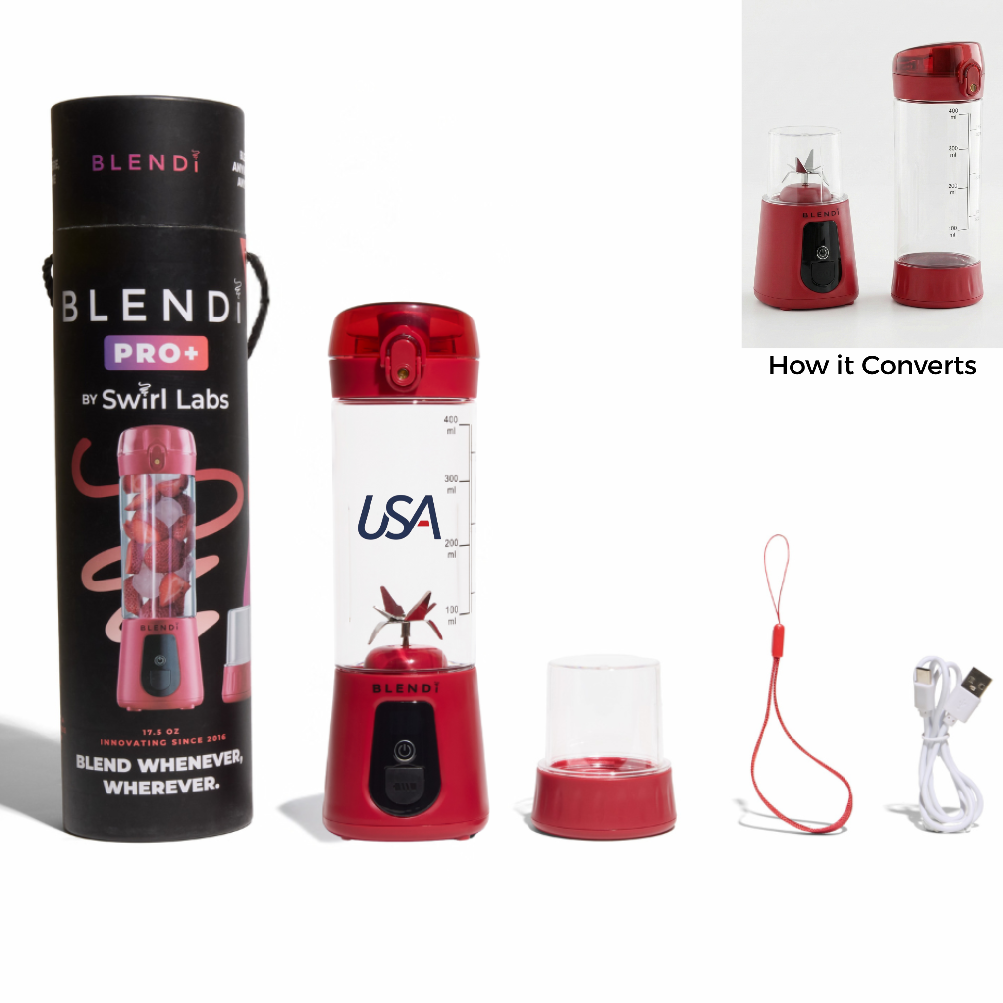 USA Pro+ Ice Crushing Portable Blender – BLENDi, view 5