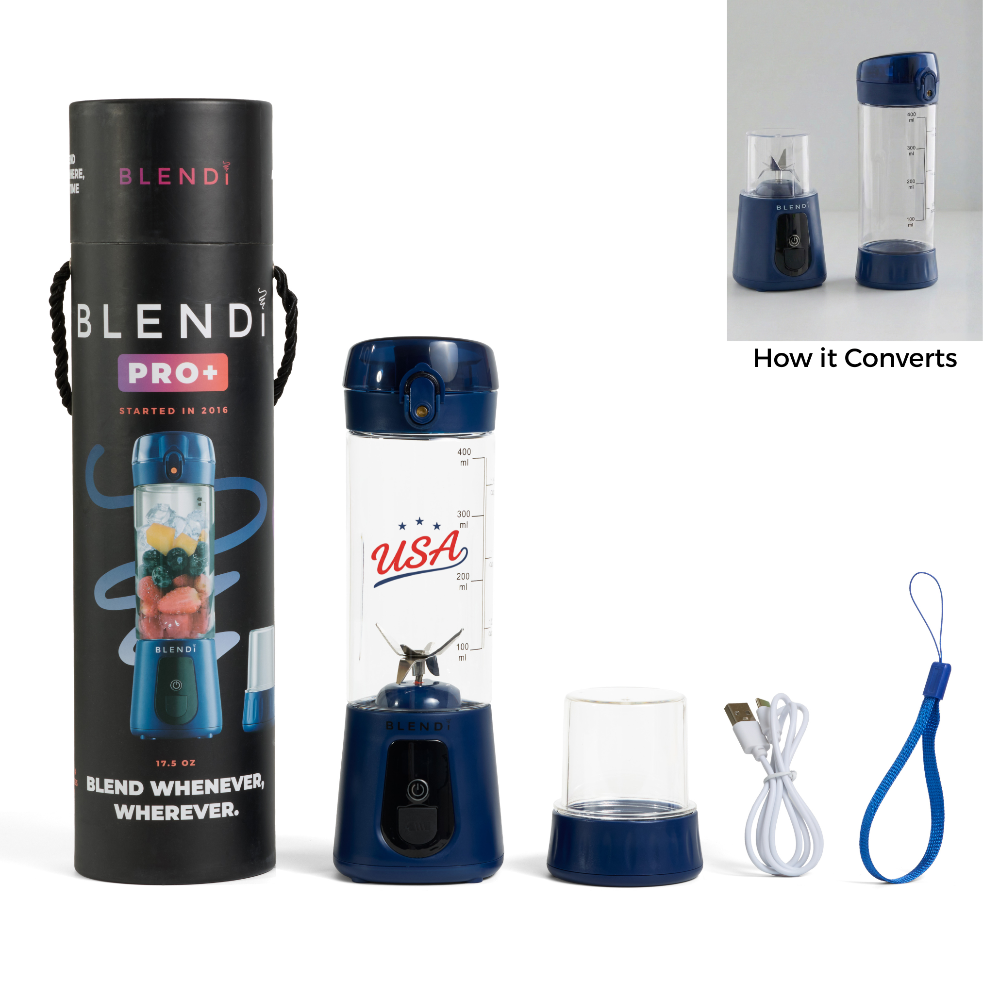 USA Pro+ Ice Crushing Portable Blender – BLENDi, view 7