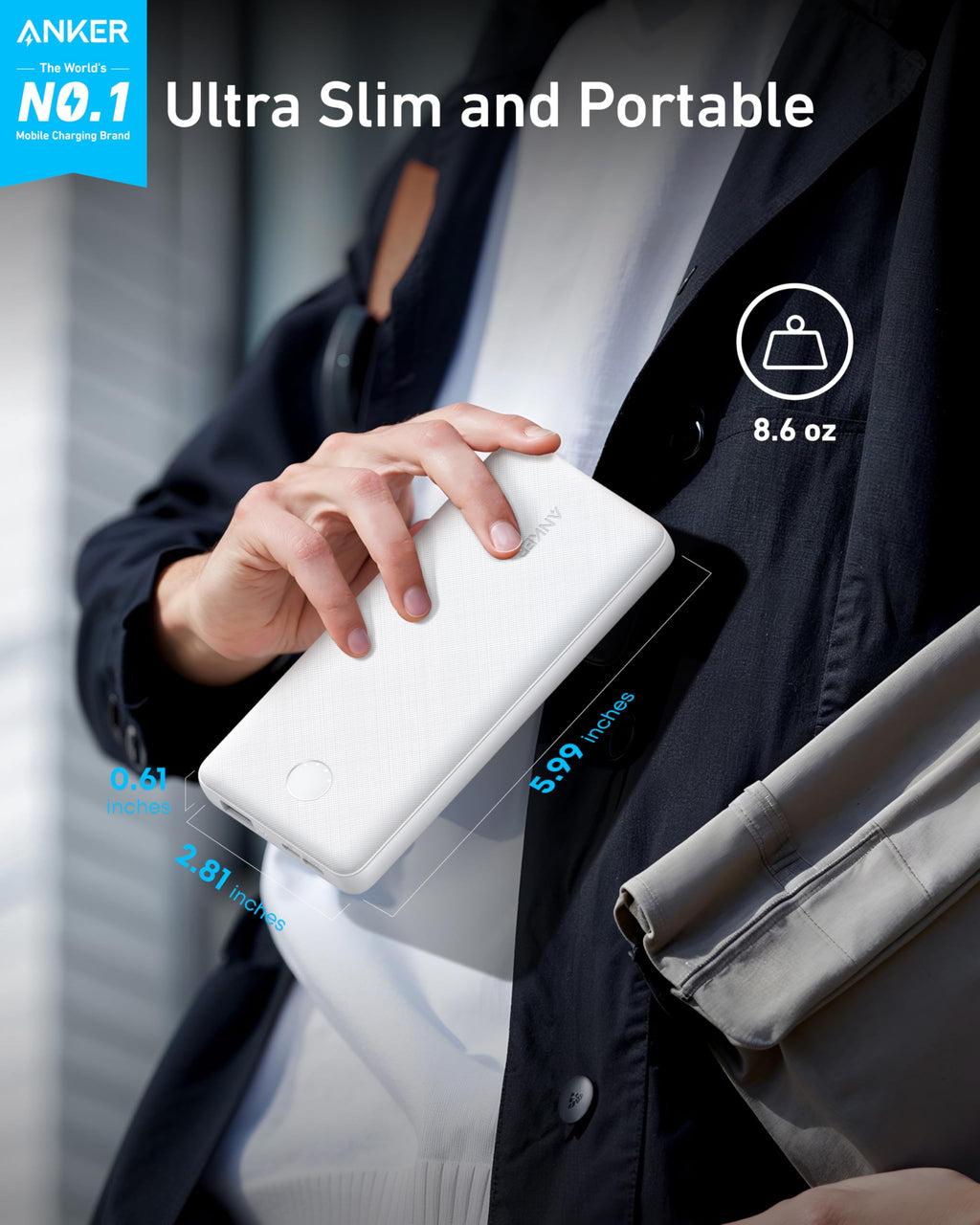 Anker <b>313</b> Power Bank (PowerCore 10K), view 9