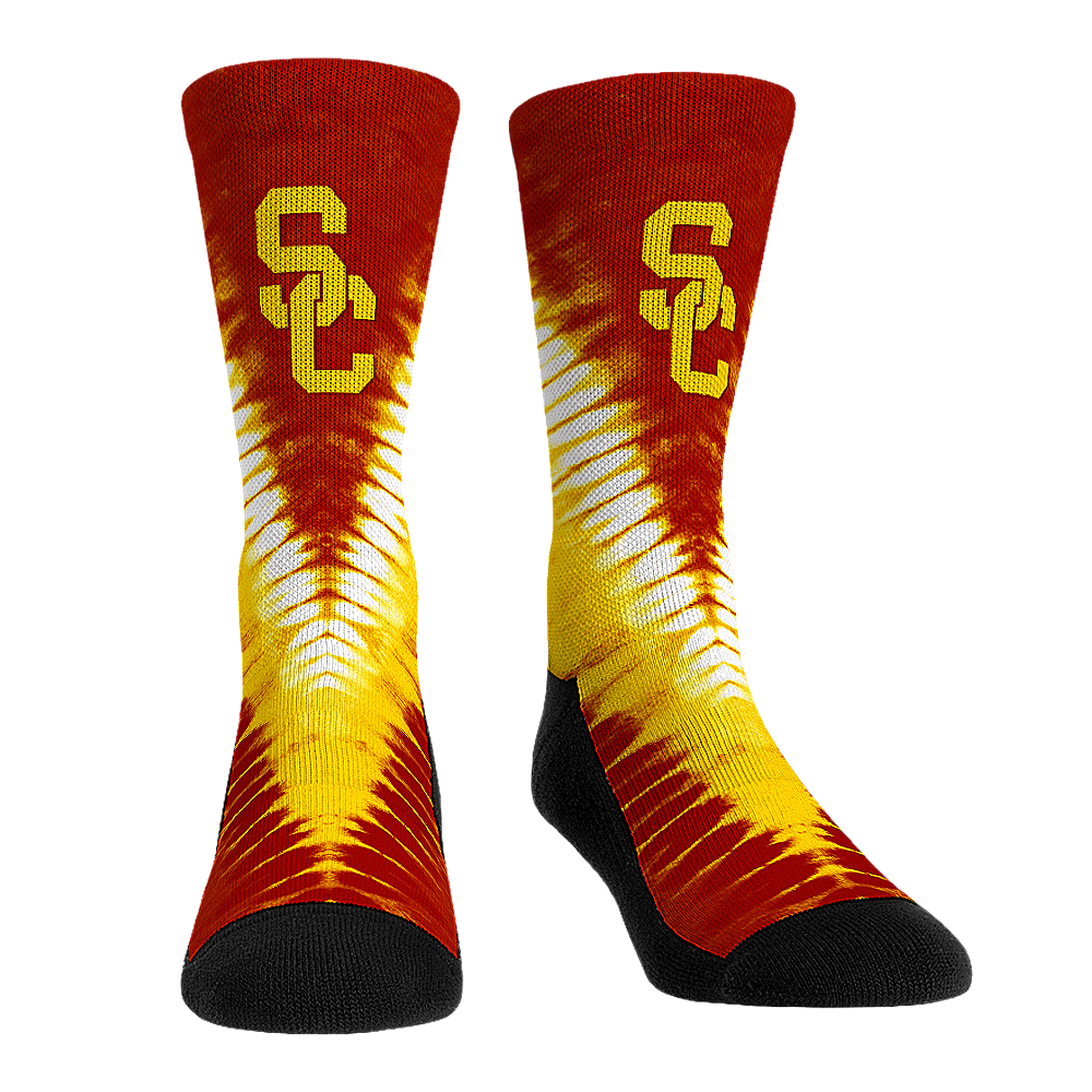 Rock 'Em Socks Rock 'Em Socks USC Trojans - V Shape Tie Dye — main product shot