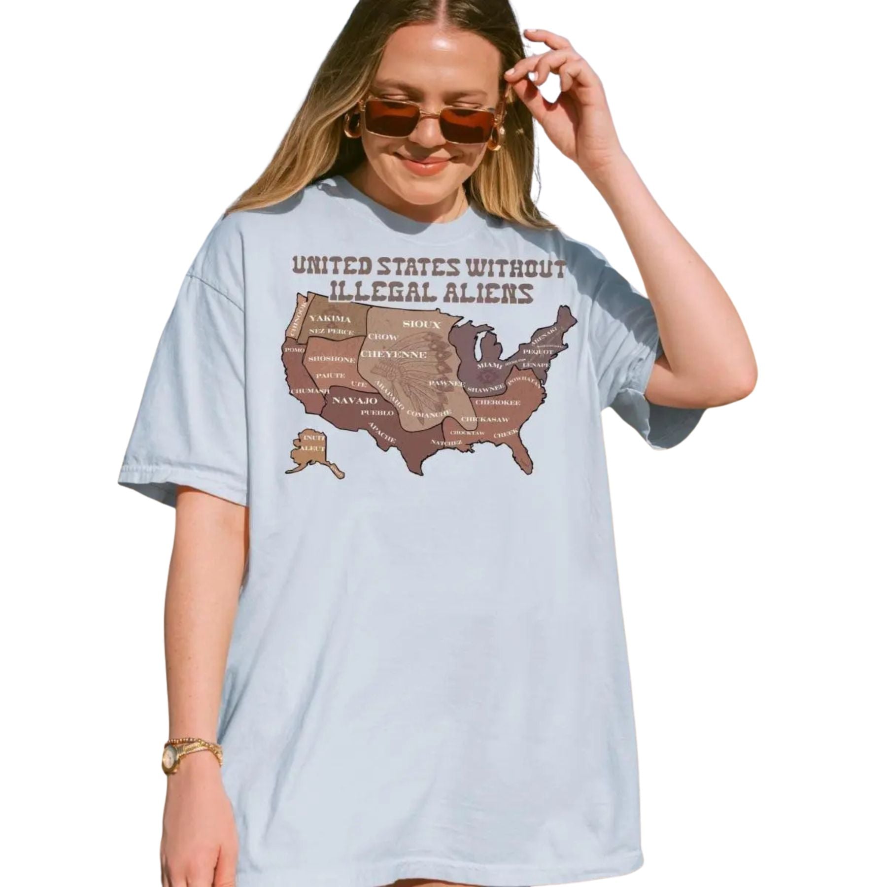 Pasimax US Without Illegal Aliens Shirt — main product shot