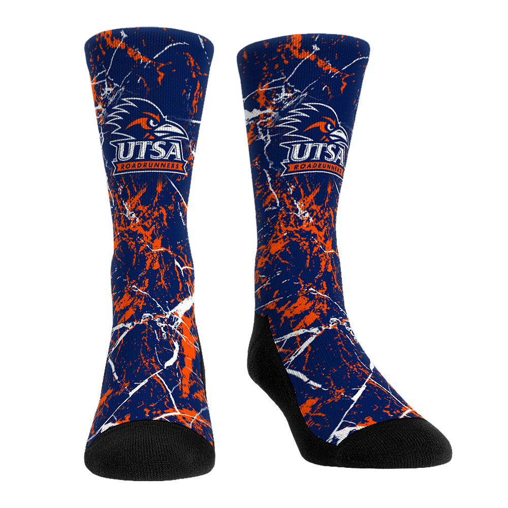 Rock 'Em Socks Rock 'Em Socks UTSA Roadrunners - Cracked Marble — main product shot
