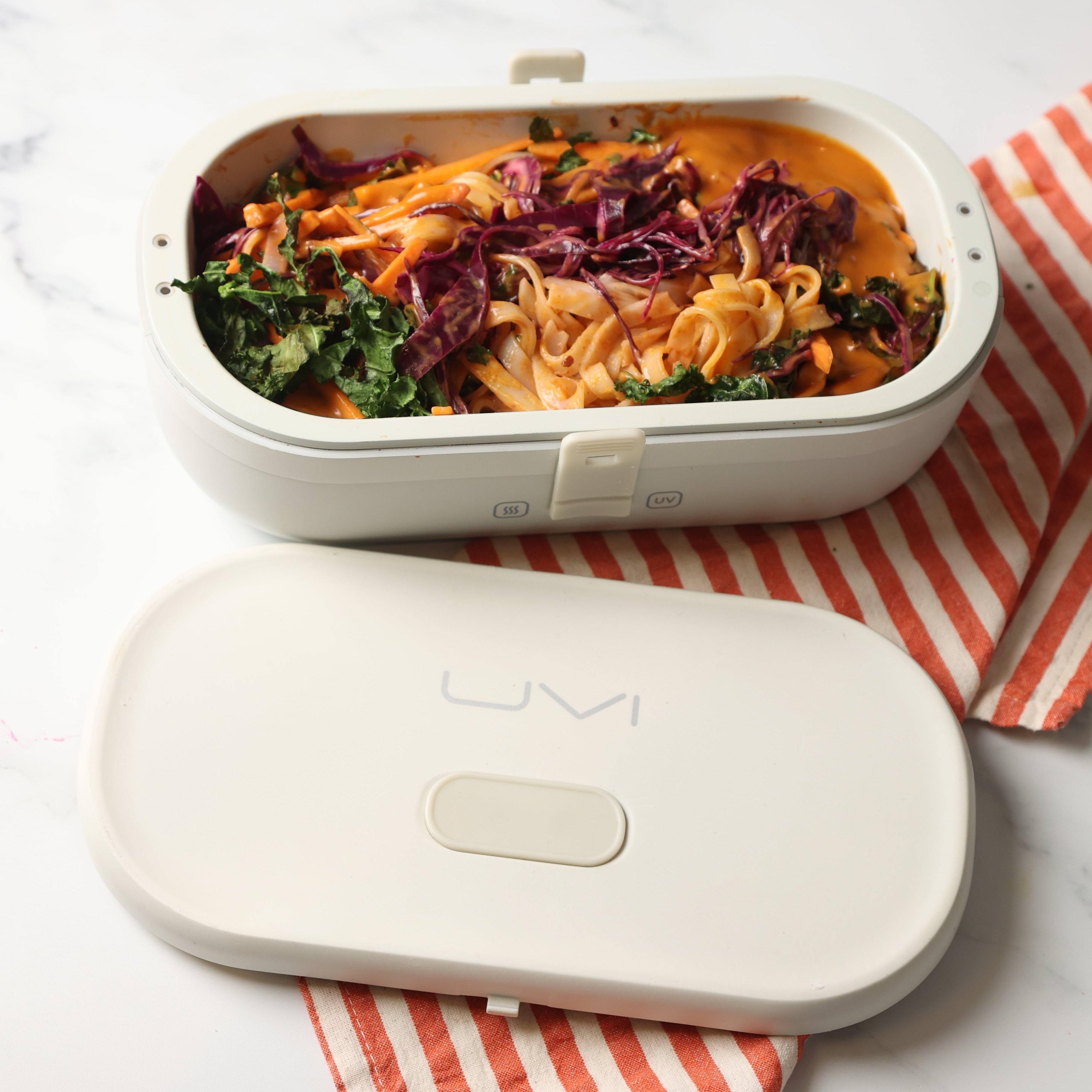 Self-Heating Lunch Box With USB-C Cord and UV LIGHT SANITIZER – Fritaire, view 7