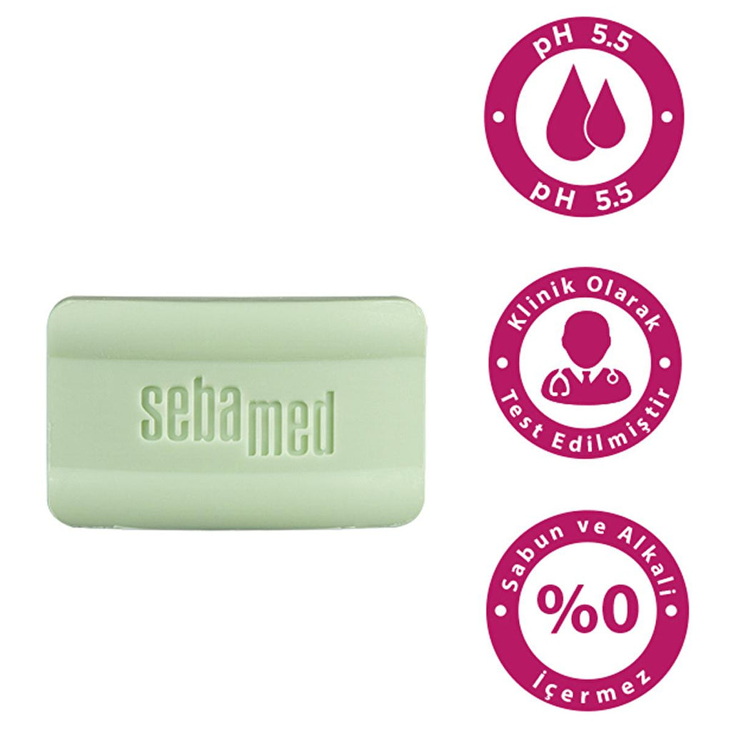 Sebamed Sensitive Skin Cleanser - Gentle, Alkali-Free & Soap-Free, 100g