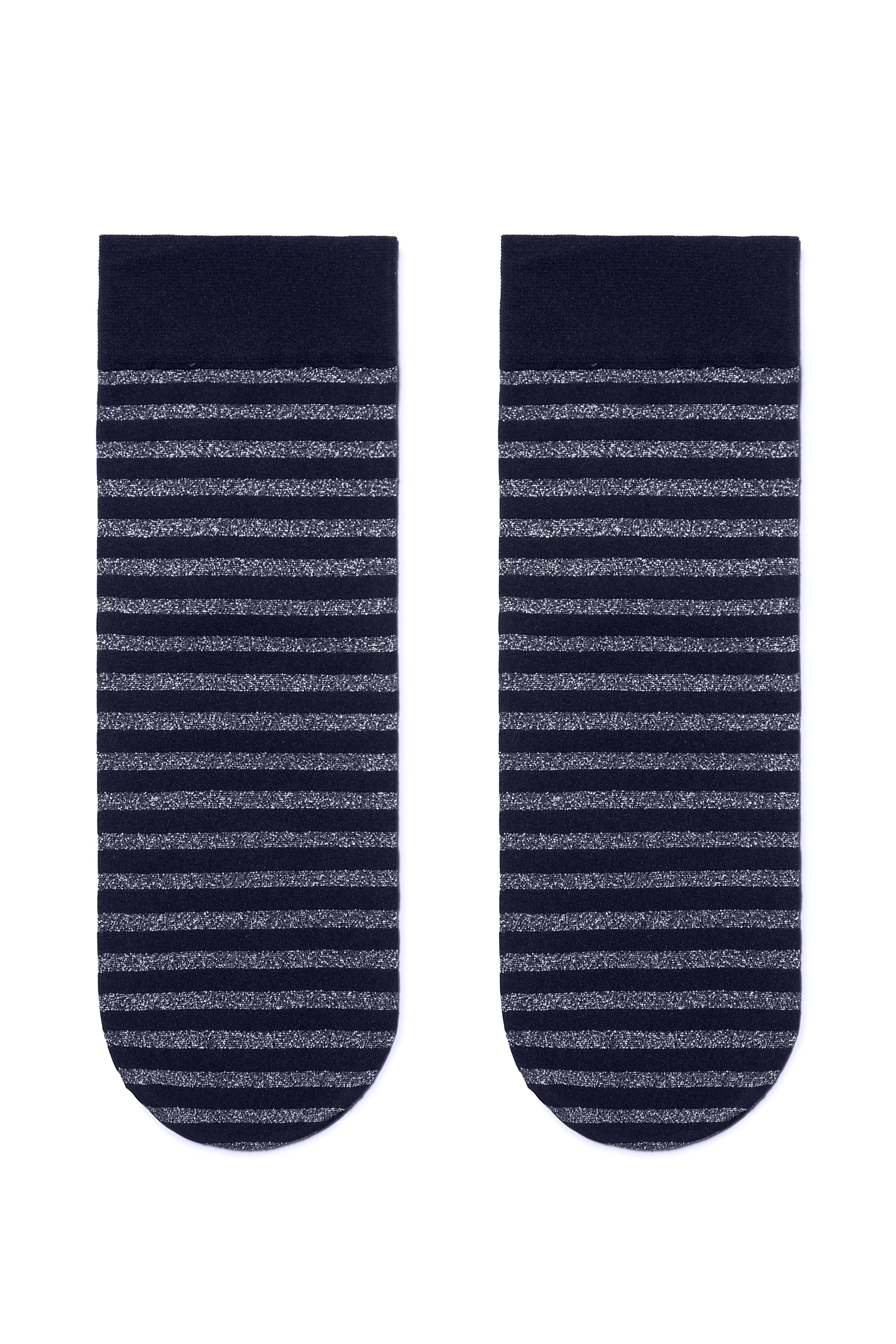 TheRanok.com Socks Conte Fantasy - Shimmering Stripe — size reference