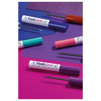 Golden Rose Flash Liner 104 Royal Blue Colored Eyeliner - Intense Pigment, Long-Lasting, Easy Application for Vibrant Eye Makeup