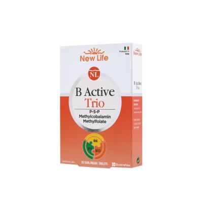 New Life B Active Trio Dietary Supplement for Nutritional Support and Energy - 30 Capsules