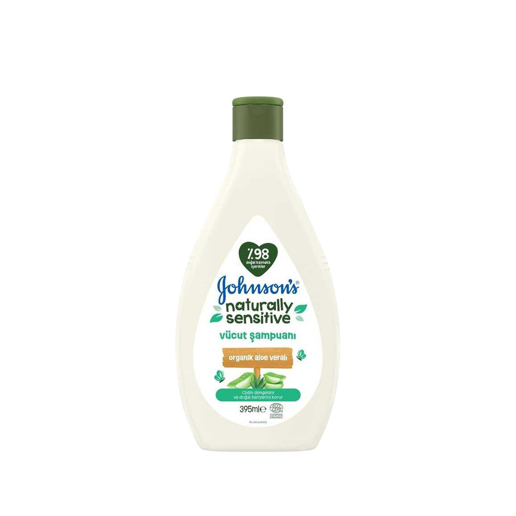 Johnson's Baby Naturally Sensitive Baby Body Wash - Gentle, Hypoallergenic, and Natural Ingredients for Sensitive Skin - 13.36 fl oz
