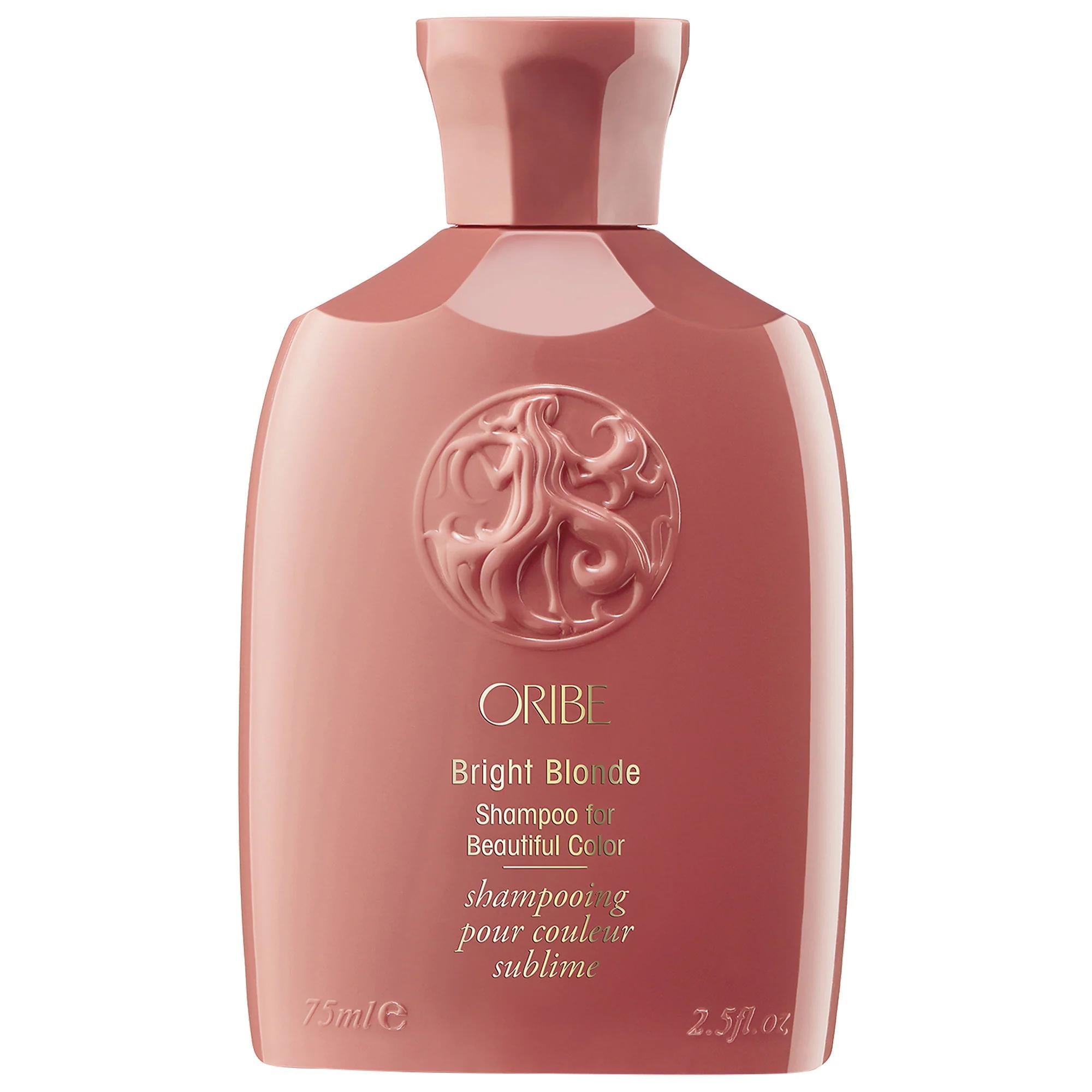 Oribe Mini Bright Blonde Shampoo: Tone Brassiness, Enhance Shine & Vibrancy (Sulfate-Free, Vegan, UV Protection)