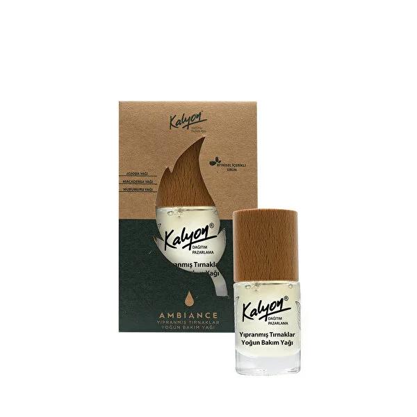 Kalyon Nail Care Oil: Intensive Repair for Damaged Nails & Cuticles - Sweet Almond, Jojoba, Macadamia, Murumuru - Natural Nail Growth